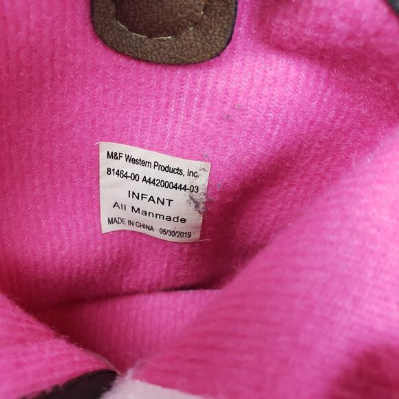 Ariat Lil Stompers Infant Baby Girls Cactus Western Cowboy Boots 81464-00 - Picture 11 of 11